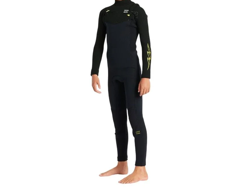 Combinaison Revolution Full 4/3mm Garçons (Vert/Surplus)
