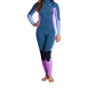 Billabong Combinaison 3/2mm Synergy CZ Femme (Bleu/Deep Sea)